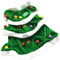 PATKAW Hundekleidung Für Kleine Hunde Welpe Hund Wintermantel Hundemäntel Für Den Winter Hunde-Weihnachtsbaum-kostüm Hundekleid in Weihnachtsbaumform Cosplay-outfits Haustier Weihnachten