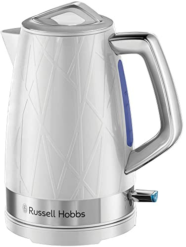 Russell Hobbs 28080-70 bouilloire 1,7 L 2400 W Acier inoxydable, Blanc