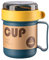 SEWACC Microwavable Soup Mug with Lid and Spoon, Microwave Breakfast Mug 500ML Breakfast Cup Soup Cup for Soups, Noodles, Cereal and More
