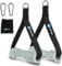 HXD-ERGO Ergonomic Exercise Handles, Resistance Band Handles Cable Machine Attachments for Fitness Workout Gym Pulley Machine LAT Pulldown System, 3 Colors (Grey)