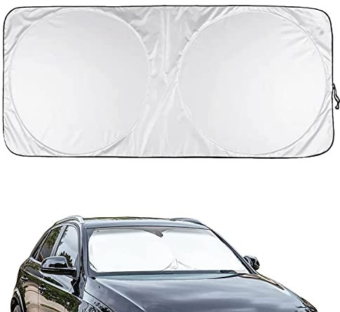 para Fiat 500X, Parasol Delantero para Coche, Parasol para Parabrisas De Coche, Parasol Plegable para Ventana Delantera Anti-UV,A/160CMX85CM