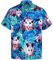 MIKENKO 80er 90er Jahre Hawaii-Hemd für Herren Lustiges Button-Down-Shirt Big and Tall Kurze Ärmel Button Up Shirts für Männer Frauen, Opossum 01, Mittel