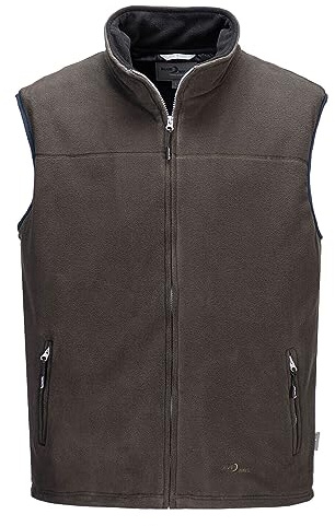 Blue Wave Herren Fleeceweste Lutz windfestem Tafetta Innenfutter - Weste Fleece mit Stehkragen