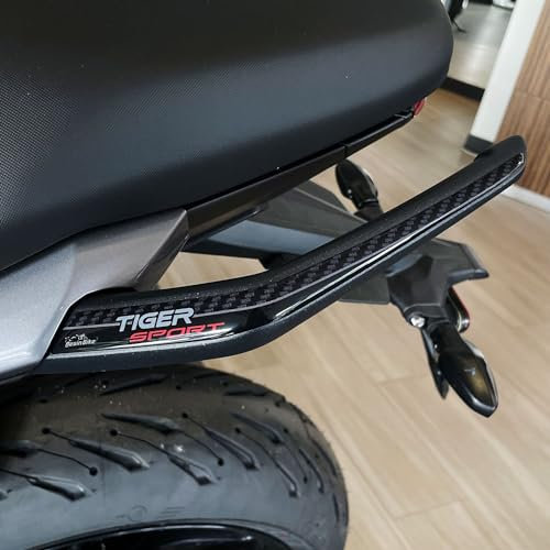 Resin Bike Aufkleber Motorrad Kompatibel Mit Triumph Tiger Sport 660 2022-2025. Sie schützen Motorrad hinterer Passagiergreifer vor Stößen und Kratzern. 3D Klebstoff Harz Aufkleber Set - Stickers
