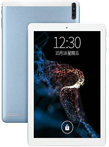 Plyisty 10,1-Zoll-Tablet für Android 11.0, 2,4 G 5 G Dualband-WLAN, 8-Kern-CPU, 6 GB 128 GB, 1960 X 1080 HD-Anruf-Tablet, Vorne 5 MP, Hinten 13 MP, 8800 MAh Akku (EU-Stecker)