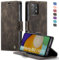 XYGLOW Handyhülle für Samsung Galaxy A52/A52S Hülle Klappbar Premium PU Lederhülle Klapphülle【RFID Schutz】Kartenfach Standfunktion Schutzhülle für Samsung A52S 5G/ A52 4G/5G Flip Wallet Tasche, Kaffee