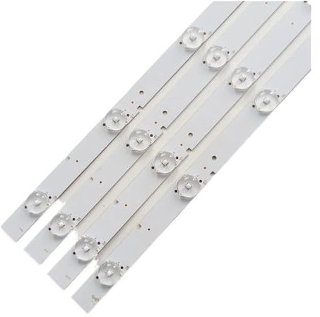 AQXYYWEI 4PCS 630mm LED Hintergrundbeleuchtung STREIFEN 8 Lampe OBJEKTIV Mit Inverter for 32 Zoll TV Monitor Panel Und Billboard 12 Inpute Update CCFL