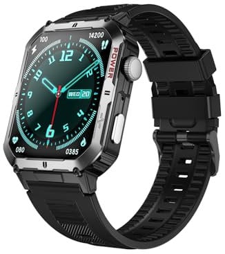 Trevi T-FIT 500 S Smartwatch con Display AMOLED 2.06 Always On Full Touch, Chiamate Wireless, Monitoraggio Sonno, Passi, Frequenza Cardiaca, Fitness Tracker, Waterproof, Silver