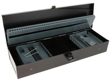 Folpus Foret Index Case organisateur conteneur vide boîte à outils organisateur Jobber foret support boîte de rangement pour voiture jardin maison