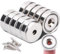 Aenienoe Magnete Stark mit Loch 6KG Kraft Magnete Rund 16mm Neodym Magnet zum Anschrauben Topfmagnet Schrauben Werkstatteinrichtung 10 Stück