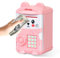 Flintronic Spardose Kinder, Tresor Spardose, Einhorn Spardose mit Schloss, Spartopf Münzbank für Geburtstag, Kinder Sparbüchse Münze Aufbewahrungsbox (Rosa)