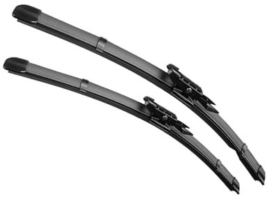 TIUEO 2 Stück Scheibenwischer Wischerblätter Wischer Vorn Frontscheibe für Vauxhall Opel Zafira B 2005-2009 2010 2011 Wischergummi geräuschloses Gummi Streifen Zubehör