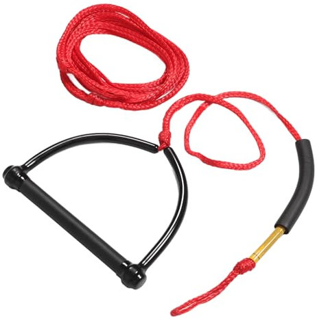 iplusmile Corda per Sci Nautico Corda da Allenamento Aiuto per l'allenamento sciistico Corda da Wakeboard Corde per la Barca Corda da wakesurf Fune di trazione Corde in Barca pp Rosso