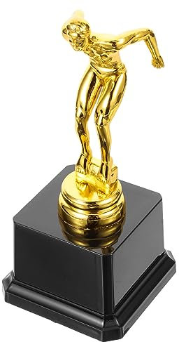 TOYANDONA Coppa di Nuoto Salto in Lungo Gara Premio Plastica Piccola Statua Dorata