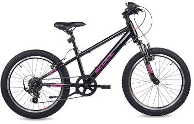 S’COOL Kinderfahrrad 20, 24, 26 Zoll, 6-Gang Kettenschaltung, Xroc, Körpergröße 115–165 cm, 6–14 Jahre, Gelände & Freizeit, für Jungen & Mädchen