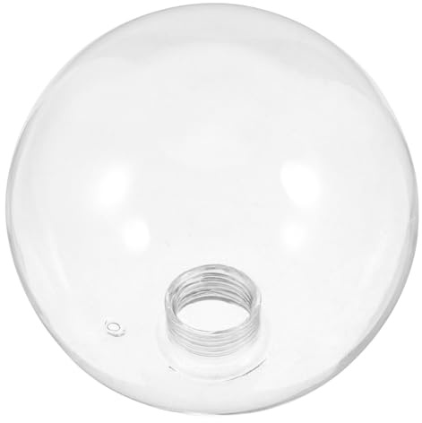 HONMEET Lampenschirm Hängelampe Glas G9 Glaskugel Lampenschirm Transparent Einfache Montage Passend für Pendelleuchte Dekorativ und Schützend