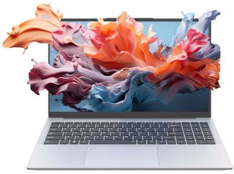 Trygood Laptop 15,6 Zoll, AMD Ryzen 3000er-Serie, 8 GB RAM, 256 GB SSD, Windows 11 Pro, FHD IPS Notebook, Wi-Fi 6, vollwertiges USB-C, Fingerabdruck, Silber