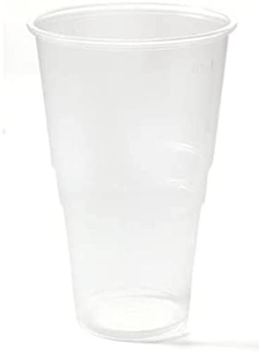 CPD 1 Pint Plastic Glass, Pack of 50, Clear
