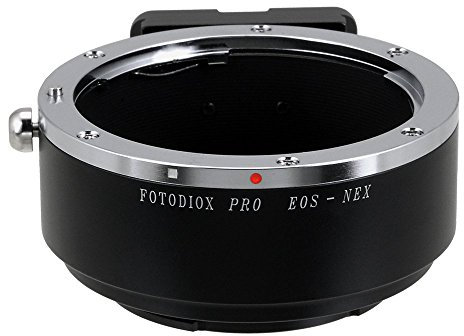 Fotodiox Pro Lens Mount Adapter Compatible with Canon EOS EF and EF-S Lenses on Sony E-Mount Cameras