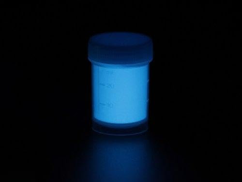 Langnachleuchtendes Pigment 25g skyblue Schwarzlicht, Farbpigment 34€je100g