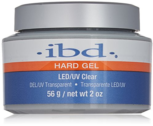 IBD Hard Gel - LED/UV Clear, 56 g - MADE IN USA - Premium build-up gel for gel nails