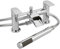 Milano Razor Modern Waterfall Bath Shower Mixer Tap Hand Shower Handset Kit - Chrome