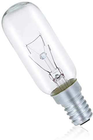 SPARES2GO Cooker Hood Light Bulb Long SES E14 40W for Universal Vent Extractor