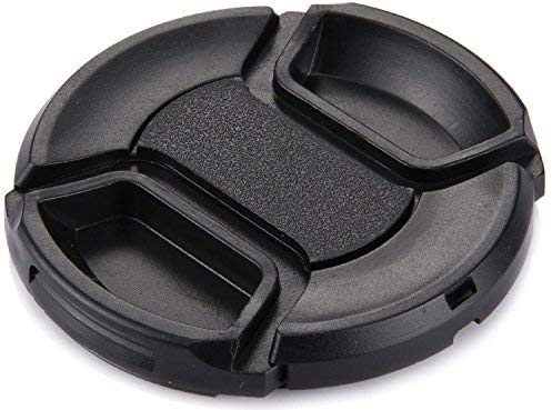 Movoja® [ Objektivschutzdeckel 55mm | Perfekter Fester Halt | Snap-On | Universal-Ersatzkappe | Center Pinch | Kameradeckel | Linsenschutz | Schutz-Kappe | Objektivschutz | Objektivdeckel | 55mm