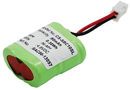 CS-SBC10SL Akkus 80mAh kompatibel mit [SPORTDOG] NoBark 10R, SBC-10R Bark Collar, SBC-R, SCB-10R ersetzt MH70AAAQ4GC, für RFA-228, für SAC00-13057