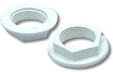 3/4 inch BSP Bath Tap Back Nut - Pack of 2