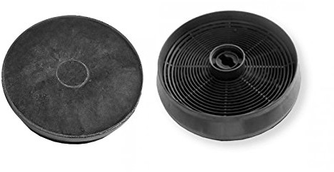 Ersatz-Kohlefilter für K25.1 - Aktivkohlefilter für Dunstabzugshauben - passend für Refsta-Modelle MARS XI und SYSTEM XI - 2 Stück