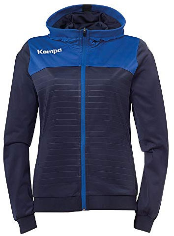Kempa Damen Emotion 2.0 Kapuzenjacke Women Jacke, Marine/Royal, M