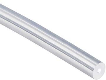 sourcing map Silikonschlauch 1mm ID X 4mm OD 6.6ft(2m) Silikon Gummi Rohr Luftschlauch Wasserleitung für Pumpentransfer Klar