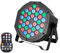 UKing Wiederaufladbar LED Par Akku, RGB 36 LED Bühnenlicht D MX 7CH, Partylicht 7 Modi Lichteffekte mit Fernbedienung für DJ Disco Hochzeit Weihnachten Bühnenbeleuchtung