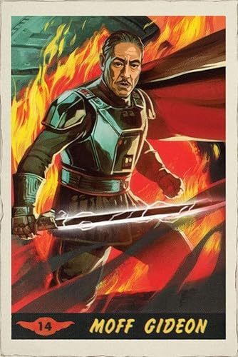Star Wars The Mandalorian - Moff Gideon Card Unisex Poster Multicolor