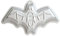ZDYWY 30,5 cm große Fledermaus-förmige Aluminium-3D-Backform, Kuchenform, Geburtstagskuchenform für Halloween – Fledermaus
