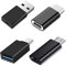 iJiGui Adaptadores USB C (4 Pack), Adaptador USB C a USB 3.0 OTG, Convertidor Cable Cargador Tipo A, Adattatore USB C a Micro USB Compatible con MacBook Pro, Samsung, Huawei