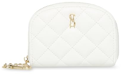 Steve Madden Damen JADEZ Dome Zipper Pouch, weißgold