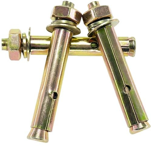 10 pernos de expansión M10 resistentes, pernos de anclaje de pared (80 mm)