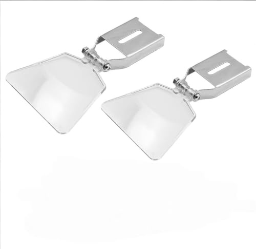 POFET Bench Grinder Eyeshield,2Pcs Bench Grinder Eyeshield 304 Small Stainless Steel Case Tool Shield Attachment Accessories