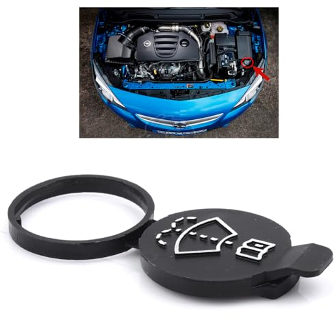 ROBUST Bouchon de bouteille de lave-glace pour Opel Astra J K Corsa E Insignia A B Adam Mokka Viva Meriva B 13227300 1450270 95987387 Noir
