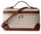 Rejolly Umhängetasche für Damen, kleine Tasche mit Tragegriff oben, Designer-Umhängetasche, ruhig, luxuriös, Leder, trendige Geldbörse, Canvas Brown