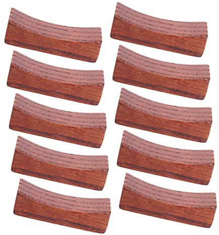 Garneck 10pcs Wooden Chopstick Rest Japanese Style Chopstick Holder Spoon Rest Fork Stand Home Supplies Kitchen Tabletop Accessory