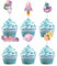 Tortendeko Geburstagstorte, Happy Birthday Kuchendeko,für Babyparty Jubiläen Geburtstag Party Dekoration (Weltraum-36)