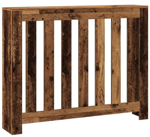 vidaXL Heizkörperverkleidung Altholz-Optik 104x20x82 cm Holzwerkstoff