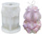 3D-Kerzenformen aus Silikon – Kerzenformen aus Silikon, DIY-Kerzen, Seifengips, Handwerk, Silikonformherstellungswerkzeug(B: Auspicious Cloud Lotus)