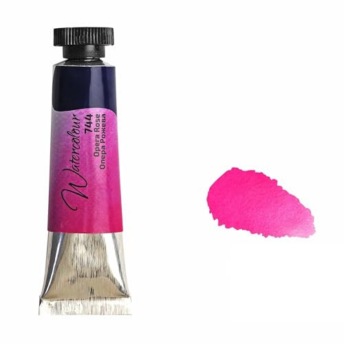 7 Artists Opera Rose Aquarellfarbe 10 ml Tube, Hochwertige Künstler-Aquarell, Feinste Küntsler-Aquarellfarben