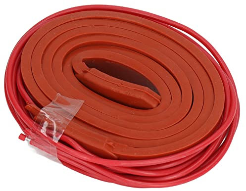 Flexible Silicone Heating Belt Insulation Heater for Oil Pipe 15x1000mm 40w for Industrial Use (DC24V)