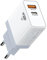 20W USB C Ladegerät, 2Ports USBC Stecker mit USB-C und USB-A, USB C Schnellladen Charger Schnellladegerät Ladegerät für iPhone 16 15 14 Pro XR SE iPad, Samsung S24 A15 A55, USB Netzteil Adapter