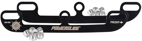 Powerslide Sabres 3 Pattini da ghiaccio nero per pattini in linea a 3 ruote, per uomo e donna